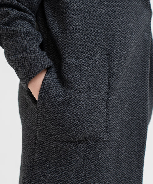 Girls' Overlap Fleece Cardigan